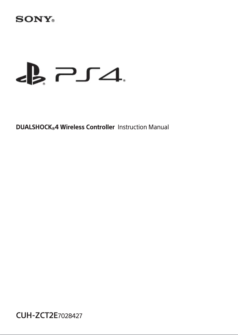 Página 1 del manual Manual de usuario Sony DualShock 4 Controller
