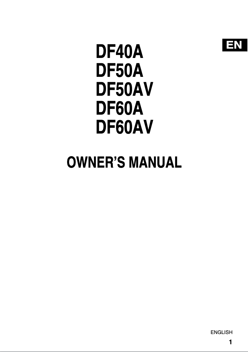 Imagen de la primera página del manual del dispositivo DF50A