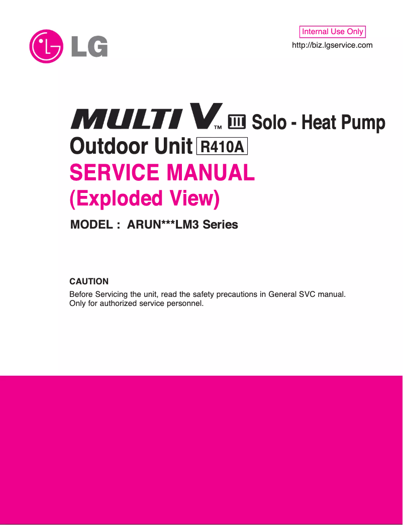 Página 1 del manual Manual de usuario LG JRUN80LM3