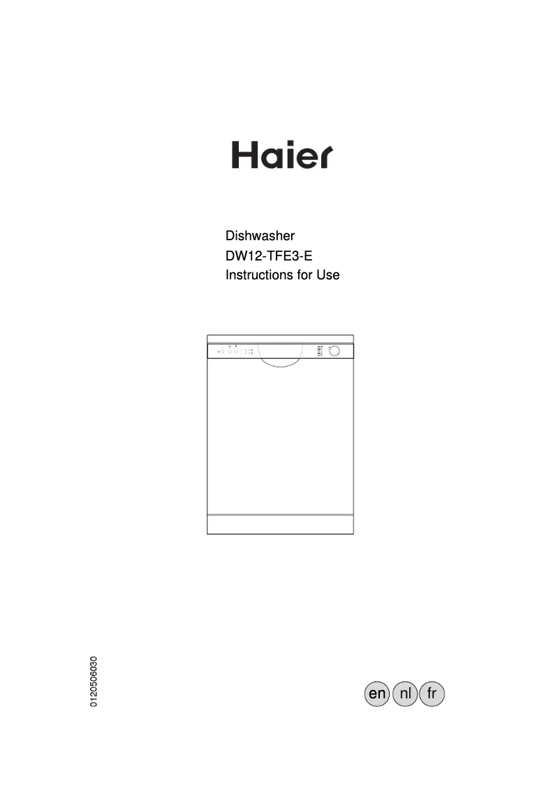 Imagen de la primera página del manual del dispositivo DW12-TFE 3-E