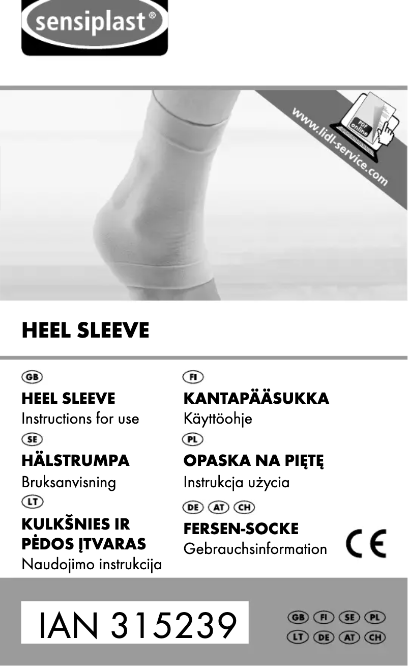Página 1 del manual Manual de usuario Sensiplast IAN 315239