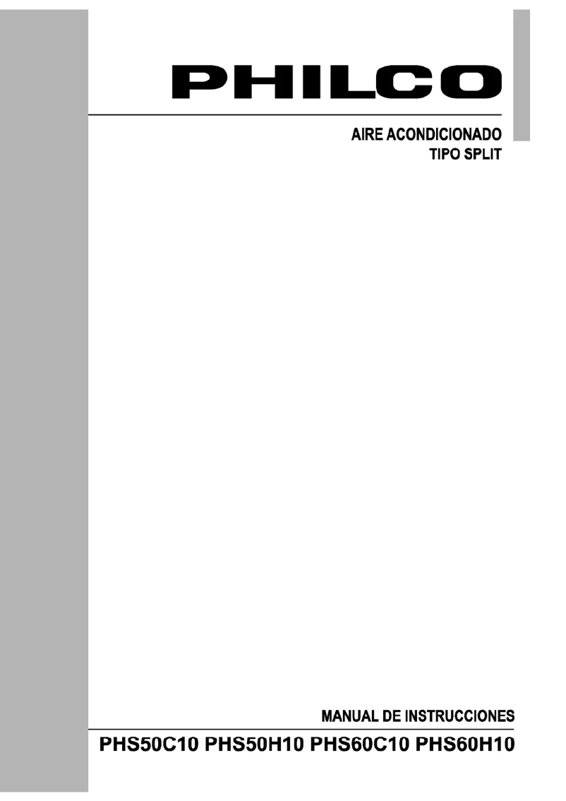 Imagen de la primera página del manual del dispositivo PHS50H10
