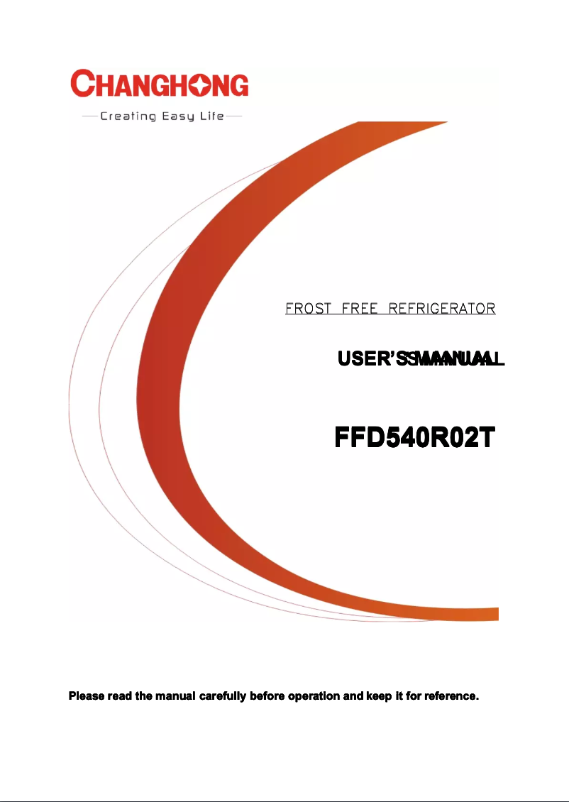 Imagen de la primera página del manual del dispositivo FFD540R02T