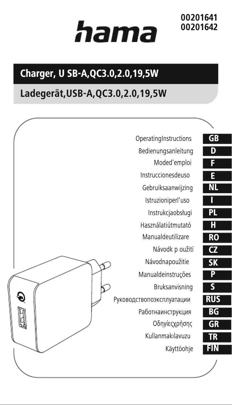 Página 1 del manual Manual de usuario Hama 201642