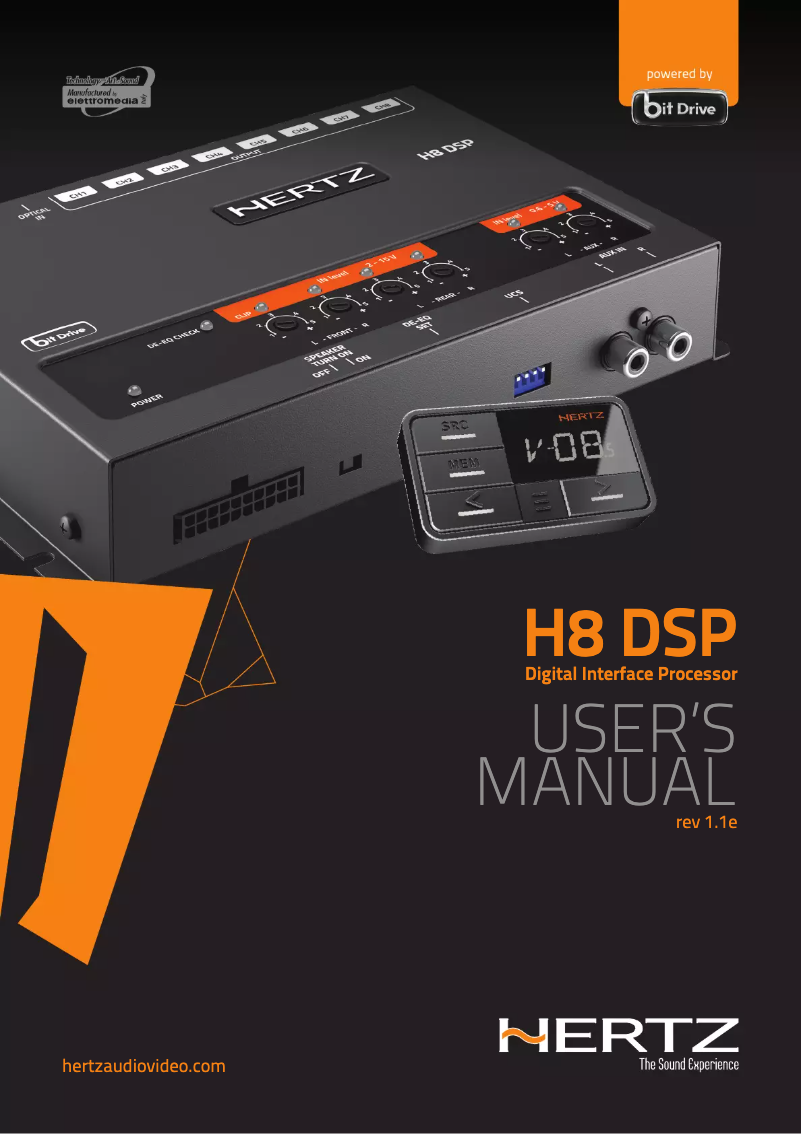Página 1 del manual Manual de usuario Hertz H8 DSP