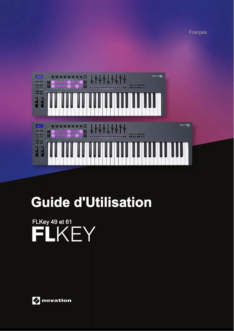 Página nº 1 - Manual de usuario Novation FLkey 61