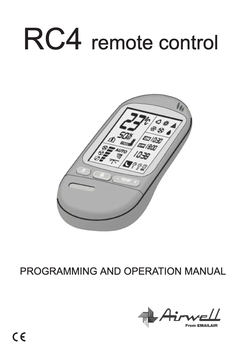 Imagen de la primera página del manual del dispositivo RC4
