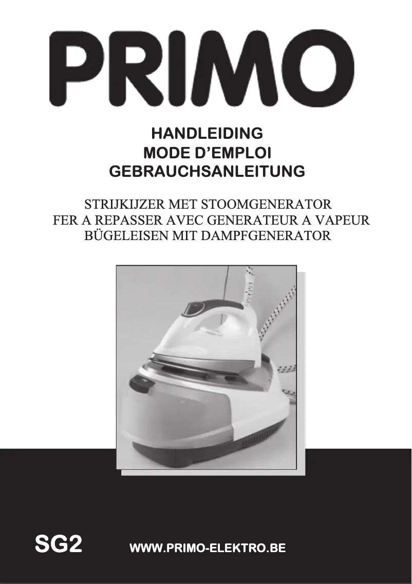 Página 1 del manual Manual de usuario Primo SG2