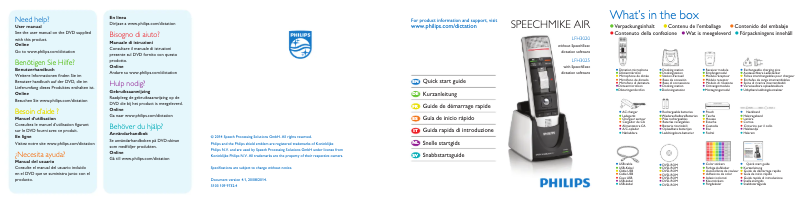 Página nº 1 - Manual de usuario Philips SpeechMike Air LFH3020