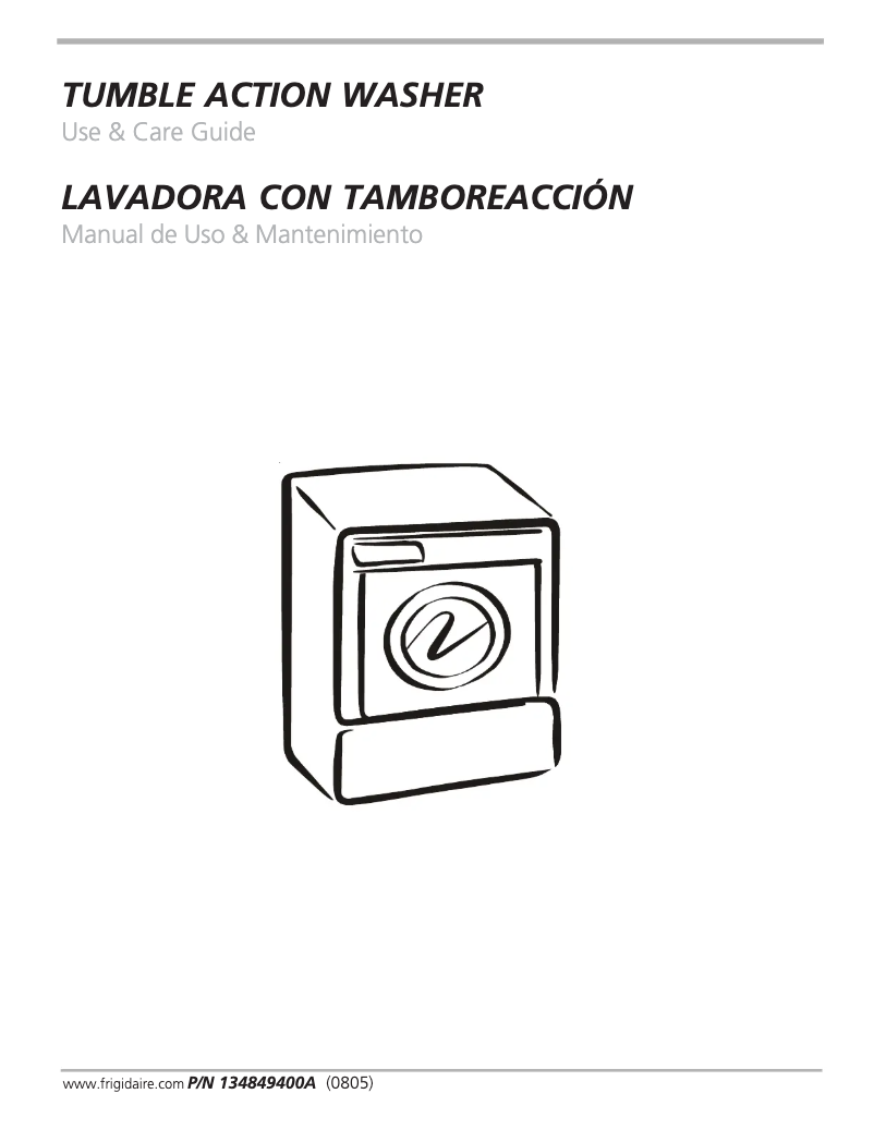 Página 1 del manual Manual de usuario Frigidaire FTFB4000GS