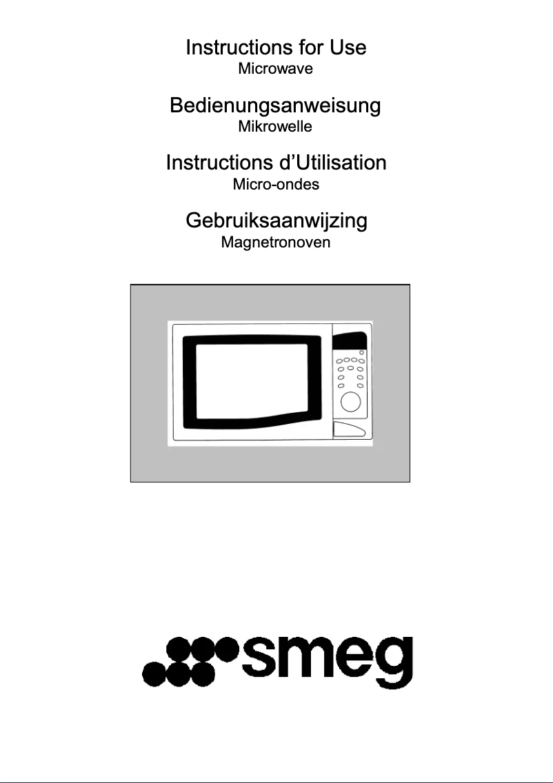 Página nº 1 - Manual de usuario Smeg ME202X