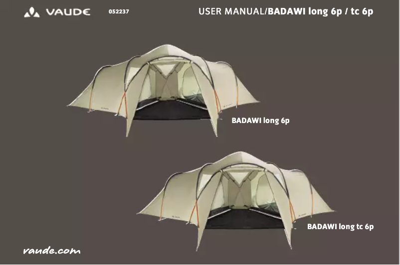 Imagen de la primera página del manual del dispositivo Badawi Long 6P