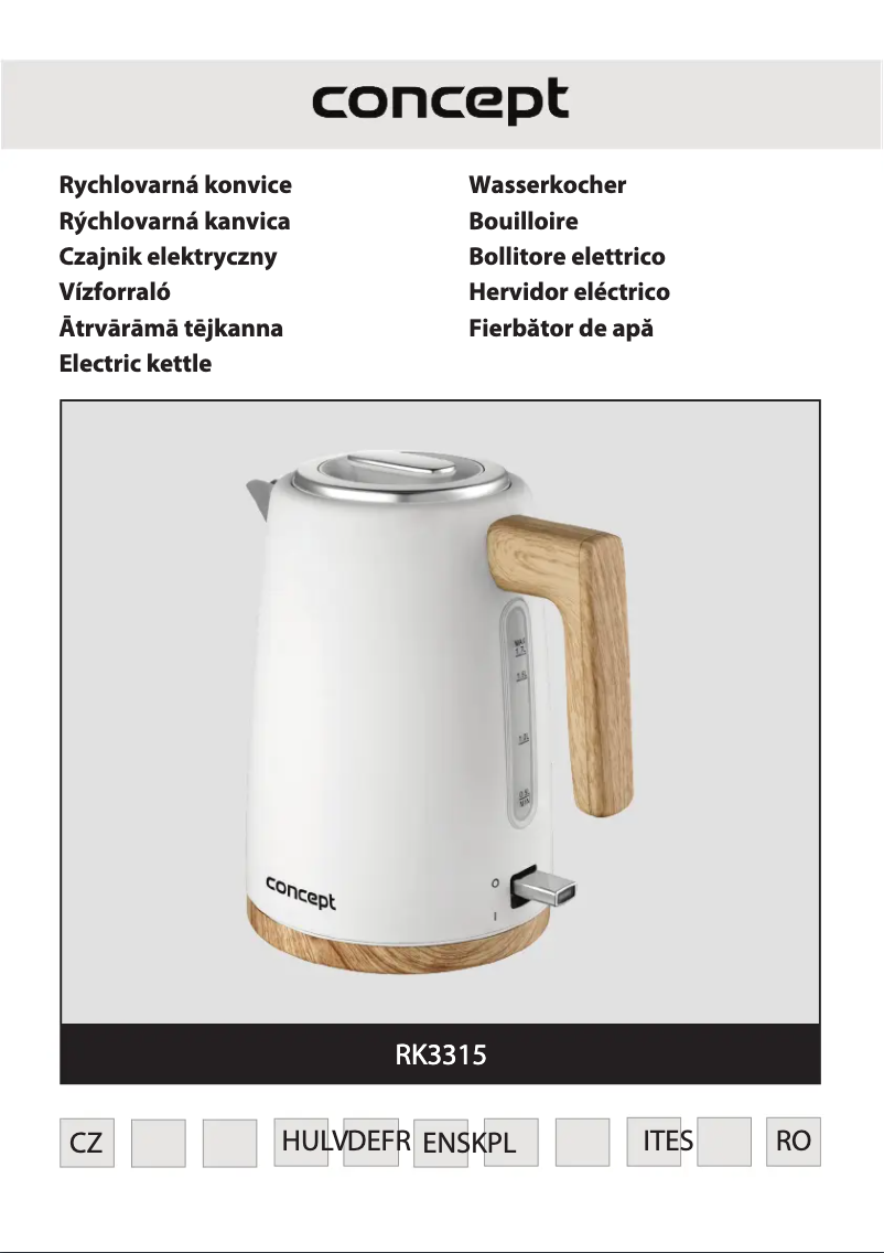 Página 1 del manual Manual de usuario Concept RK3315