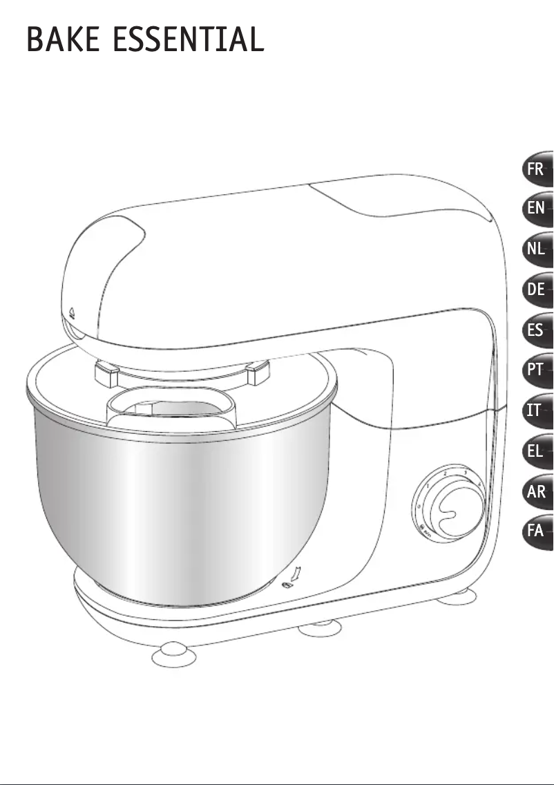 Imagen de la primera página del manual del dispositivo Bake Essential