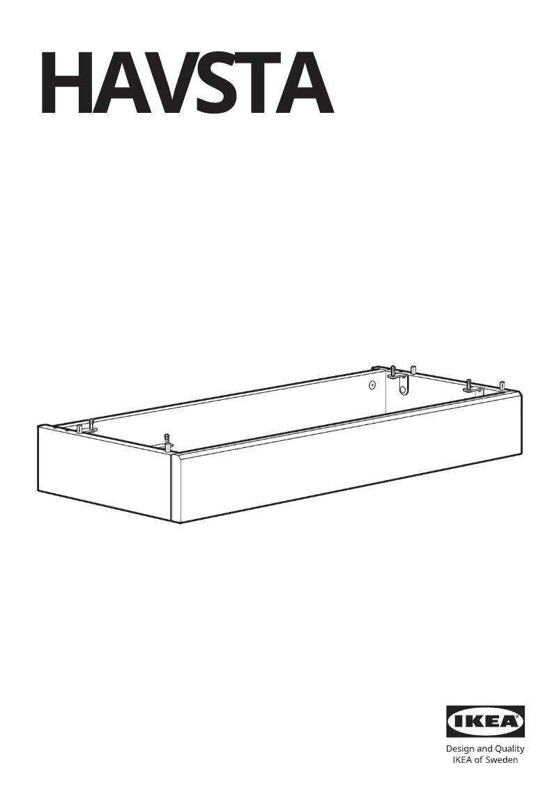 Página 1 del manual Manual de usuario Ikea HAVSTA 704.152.04