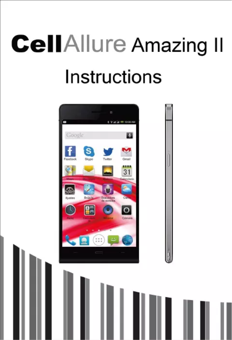 Página 1 del manual Manual de usuario CellAllure Amazing II