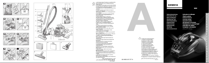 Imagen de la primera página del manual del dispositivo Super XS VS53A00