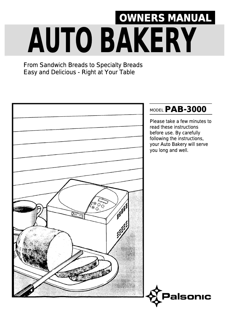 Imagen de la primera página del manual del dispositivo PAB-3000