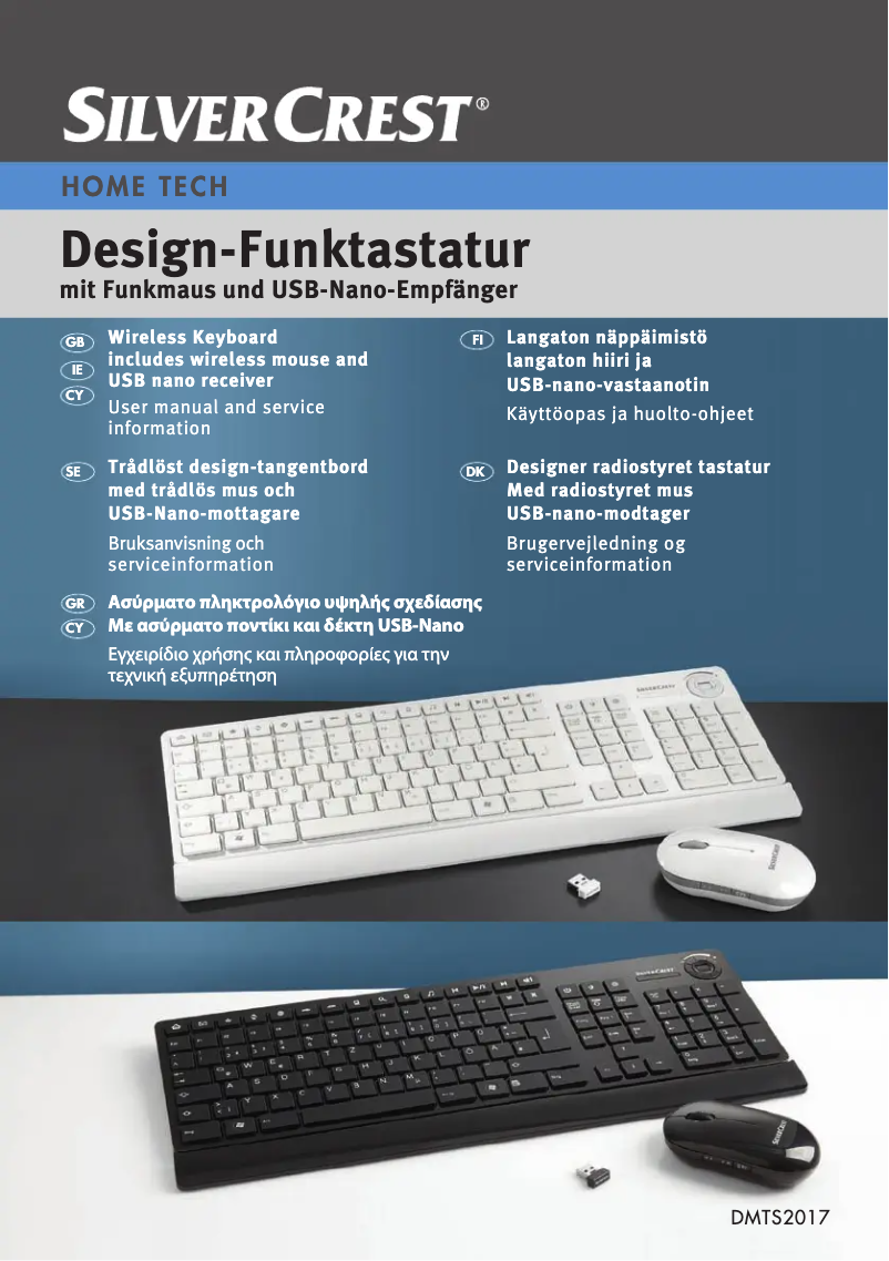 Página nº 1 - Manual de usuario SilverCrest DMTS2017