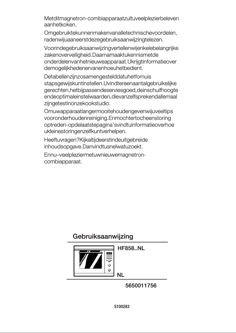 Imagen de la primera página del manual del dispositivo HF75021