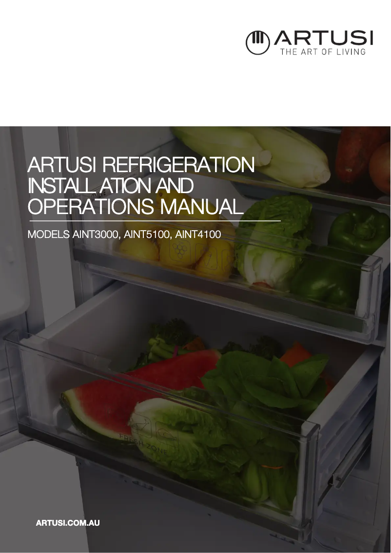 Página 1 del manual Manual de usuario Artusi AINT3000