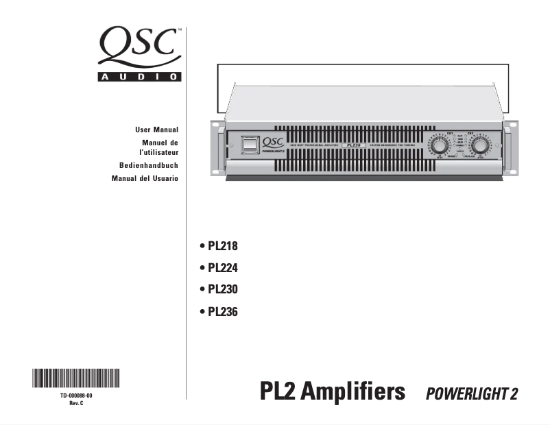 Imagen de la primera página del manual del dispositivo PL236