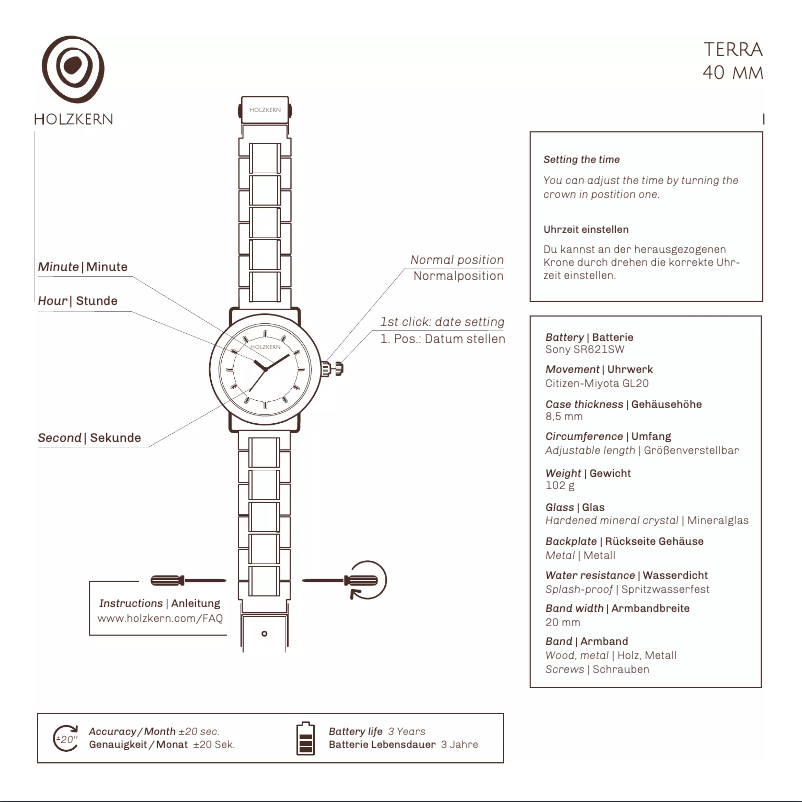 Página nº 1 - Manual de usuario Holzkern Doong