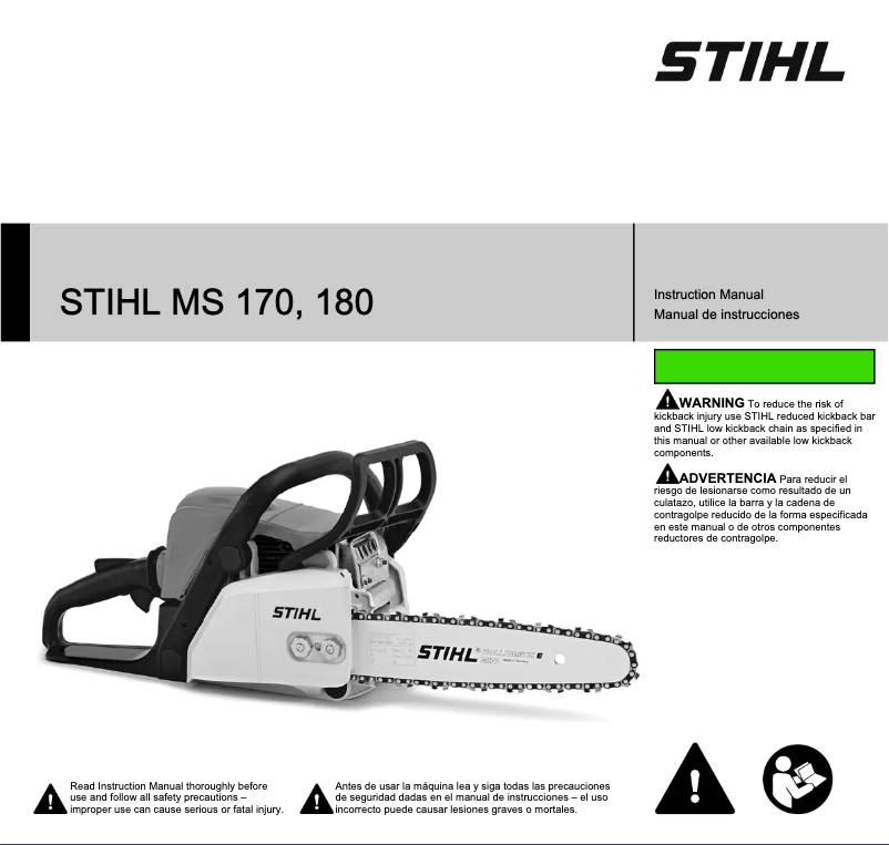 Página 1 del manual Manual de usuario Stihl MS 170