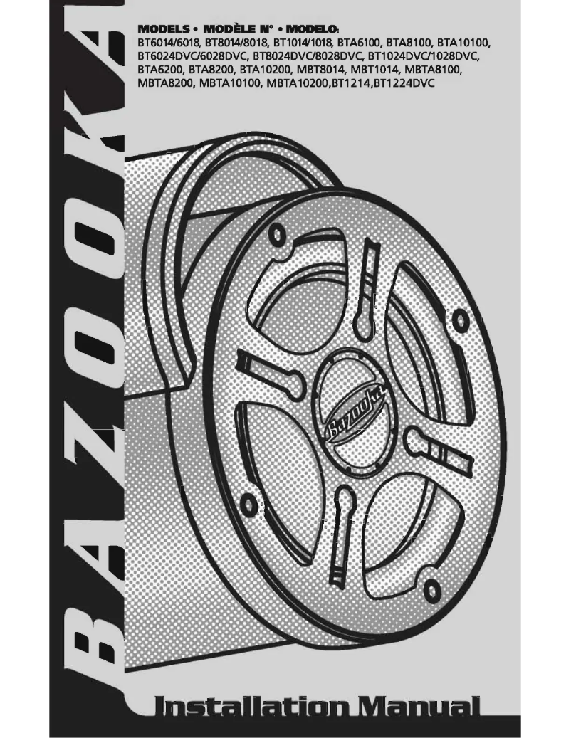 Imagen de la primera página del manual del dispositivo MBTA8250D