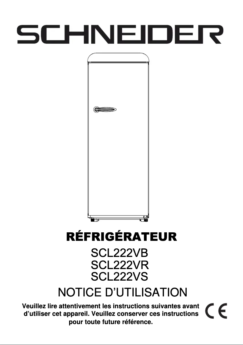 Imagen de la primera página del manual del dispositivo SCL222VS