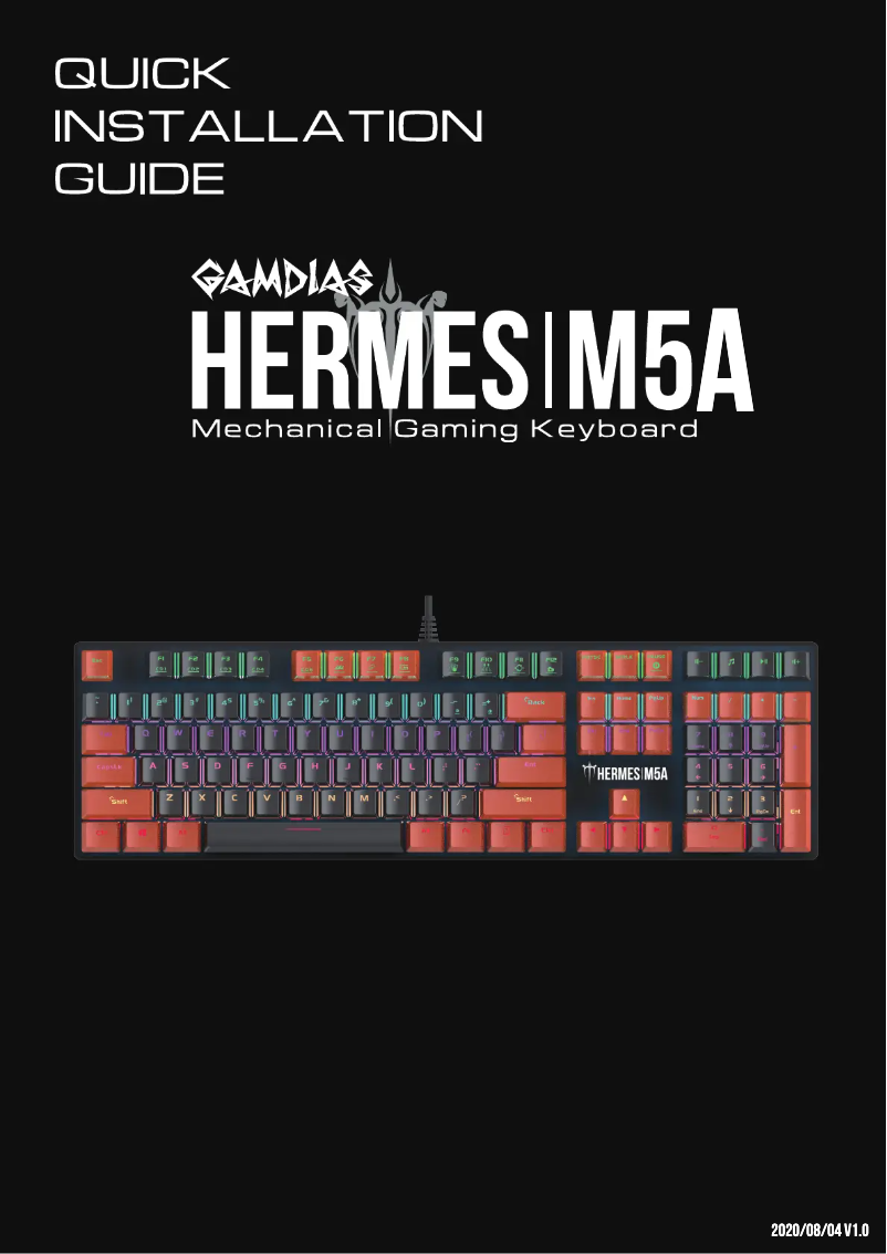Imagen de la primera página del manual del dispositivo Hermes M5A