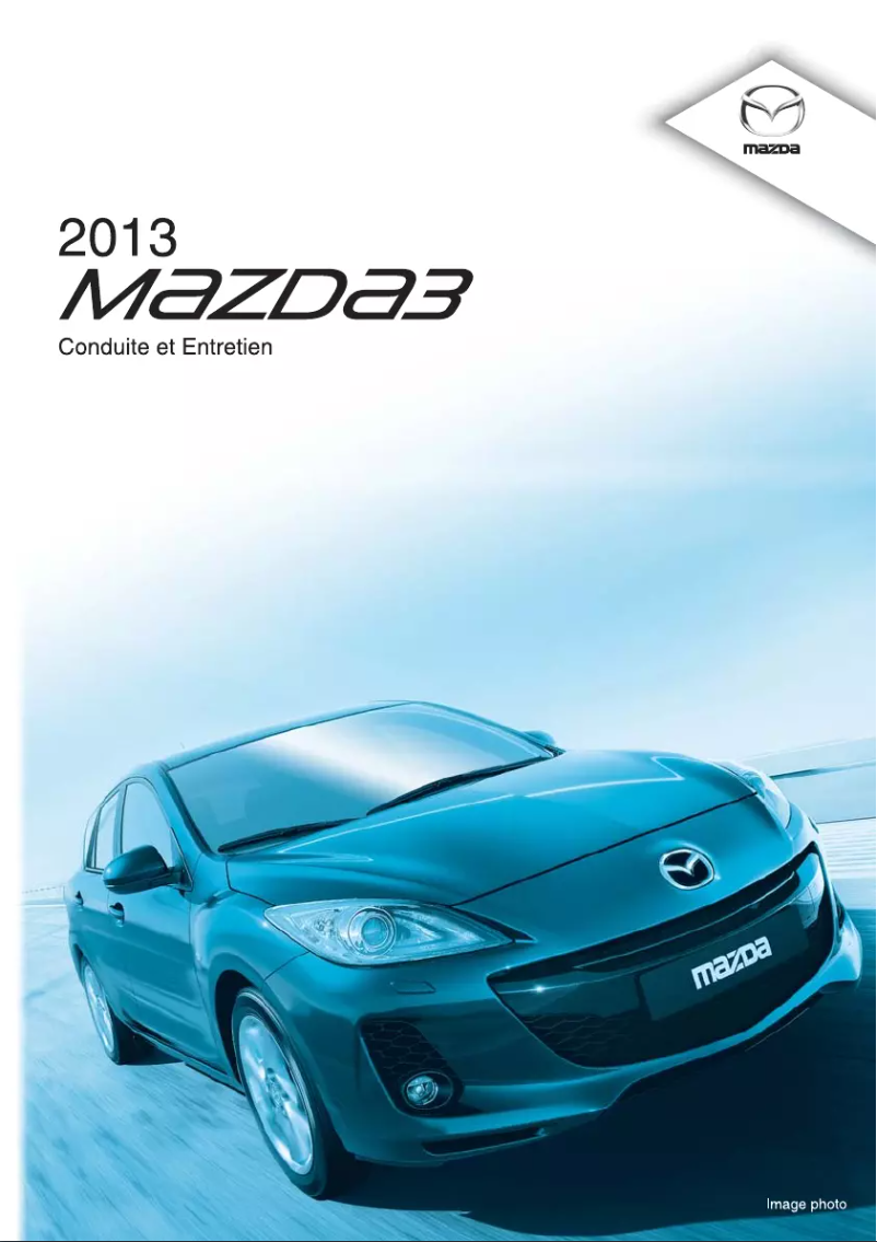 Página 1 del manual Manual de usuario Mazda 3 Hatchback (2013)