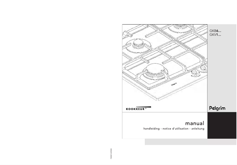 Página 1 del manual Manual de usuario Pelgrim GKV 133 KOR