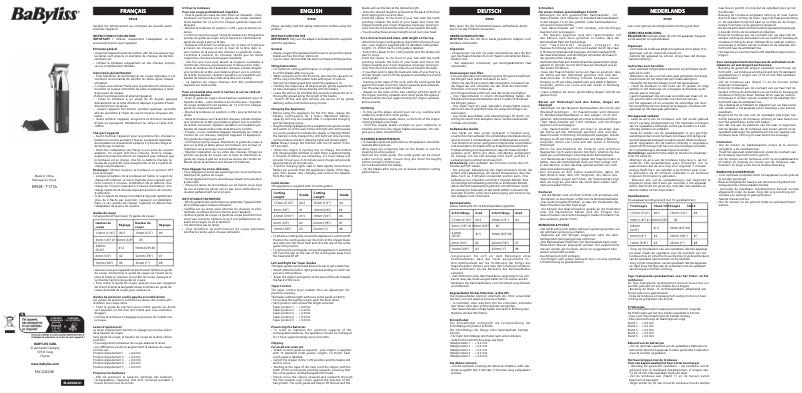 Página 1 del manual Manual de usuario BaByliss Super-X Metal E992E