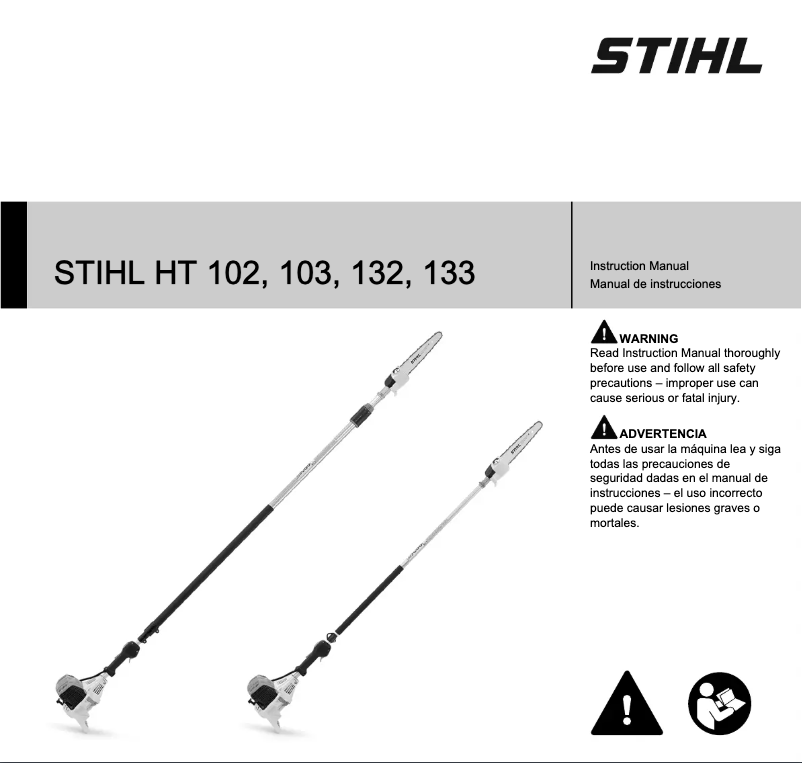 Página 1 del manual Manual de usuario Stihl HT 102