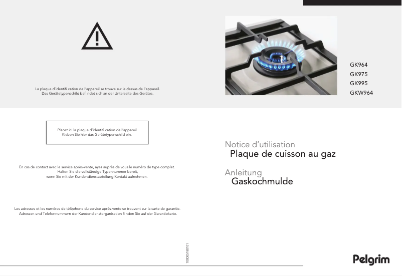 Imagen de la primera página del manual del dispositivo GK995MATA