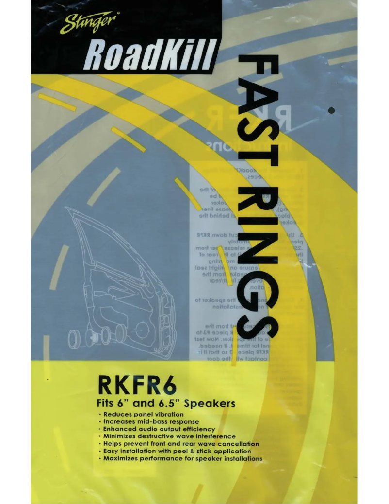 Imagen de la primera página del manual del dispositivo Roadkill RKFR6