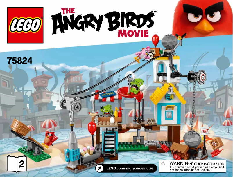 Página 1 del manual Manual de usuario Lego Angry Birds 75824