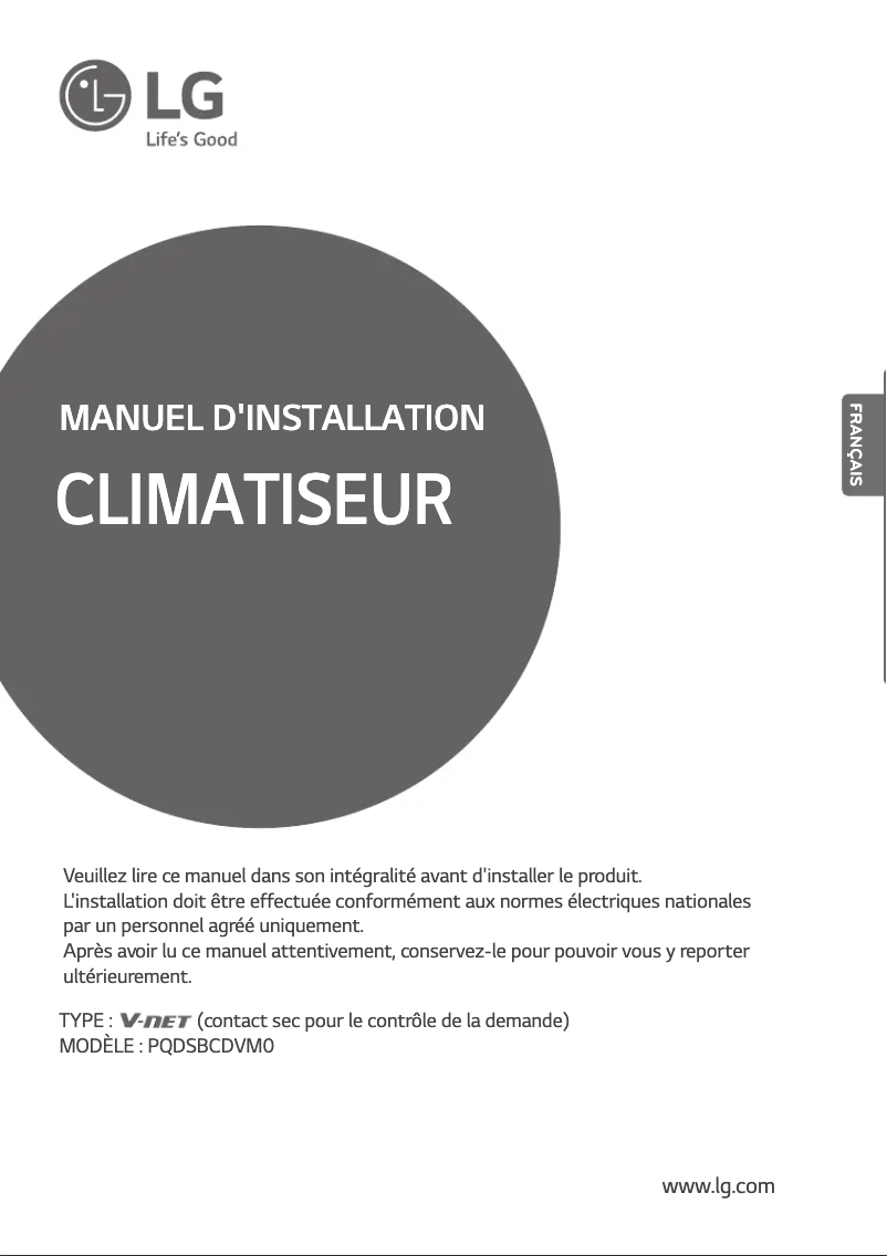 Imagen de la primera página del manual del dispositivo PQDSBCDVM0