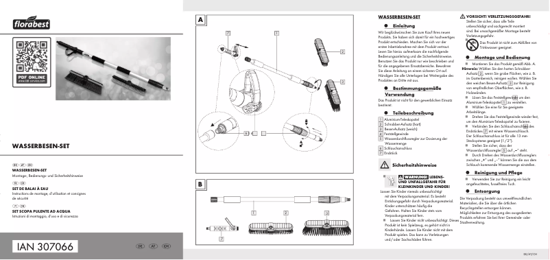 Página nº 1 - Manual de usuario Florabest HG00296