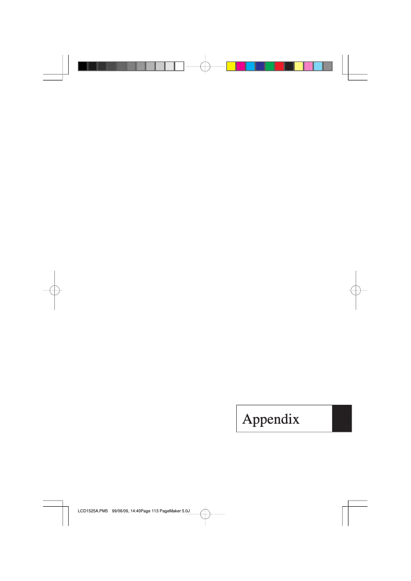 Imagen de la primera página del manual del dispositivo MultiSync LCD1525V