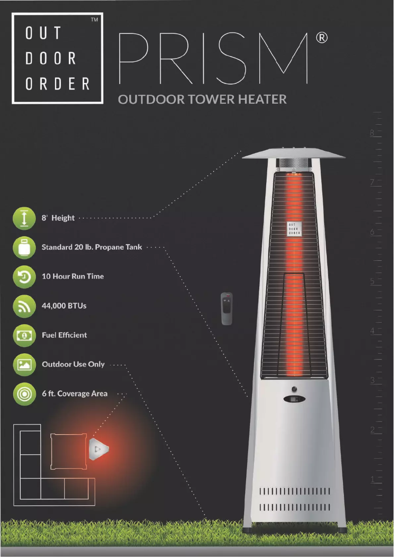 Imagen de la primera página del manual del dispositivo Prism