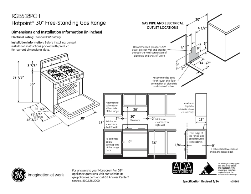 Imagen de la primera página del manual del dispositivo RGB518PCHWH