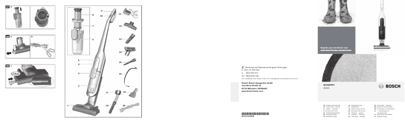 Página 1 del manual Manual de usuario Bosch BCH65TRPGB