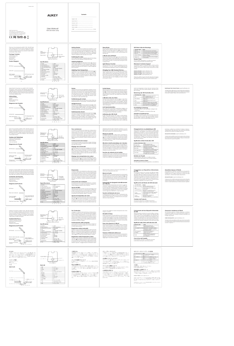 Imagen de la primera página del manual del dispositivo PA-D1