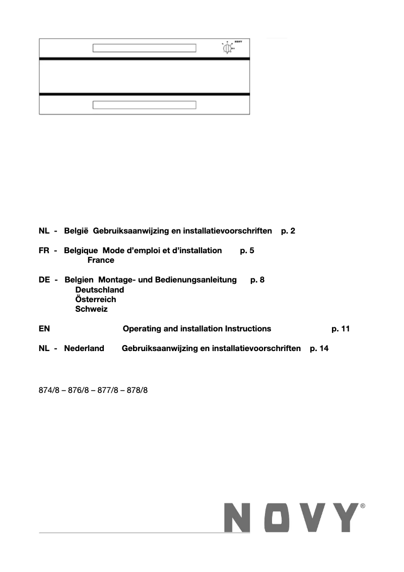 Imagen de la primera página del manual del dispositivo 878