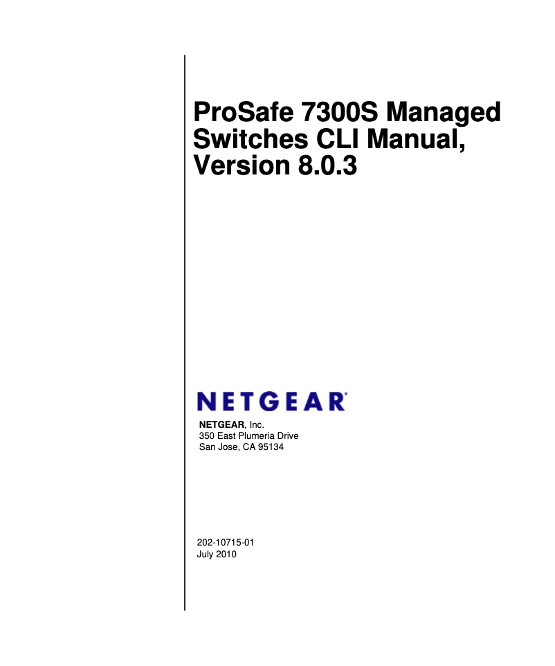 Página 1 del manual Manual de usuario Netgear GSM7328FS