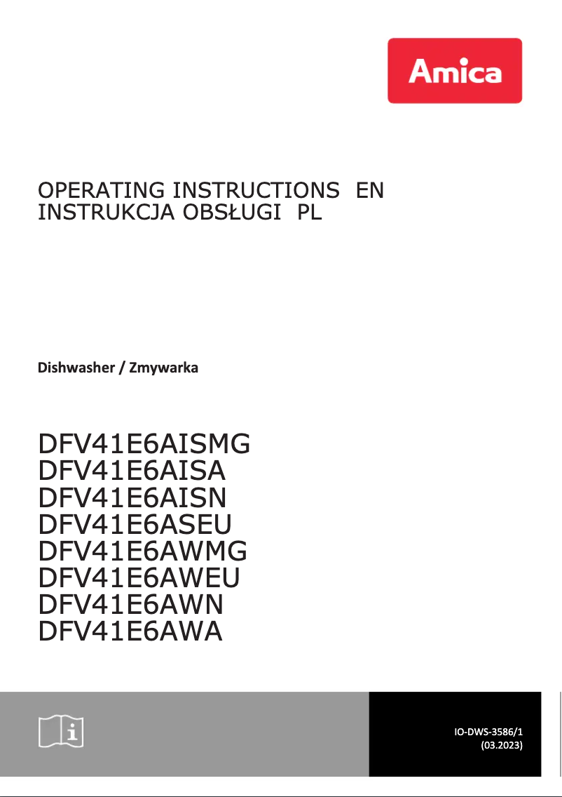 Página nº 1 - Manual de usuario Amica DFV41E6aISN
