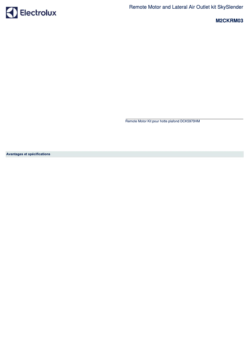 Imagen de la primera página del manual del dispositivo M2CKRM03