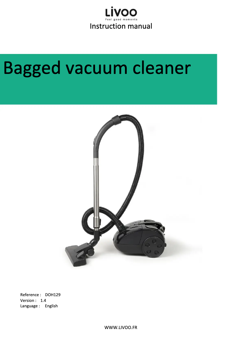 Página 1 del manual Manual de usuario Livoo DOH129